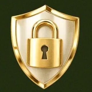 Shield with padlock — Savaspin