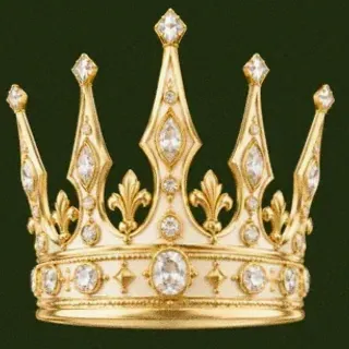 Jeweled royal crown — Savaspin