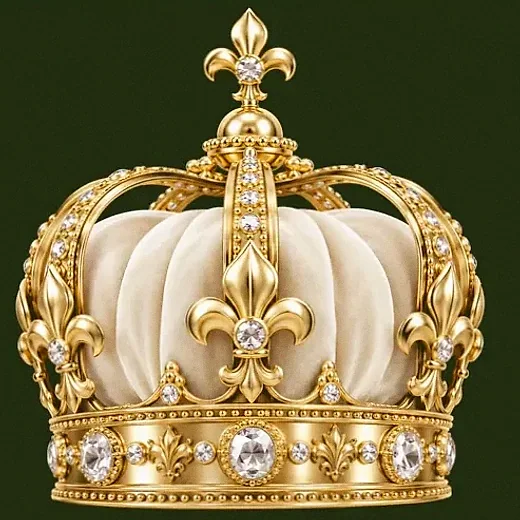 Jeweled royal crown — Savaspin