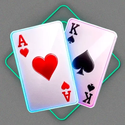 Ace and king playing cards