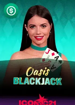 Oasis Blackjack live game cover