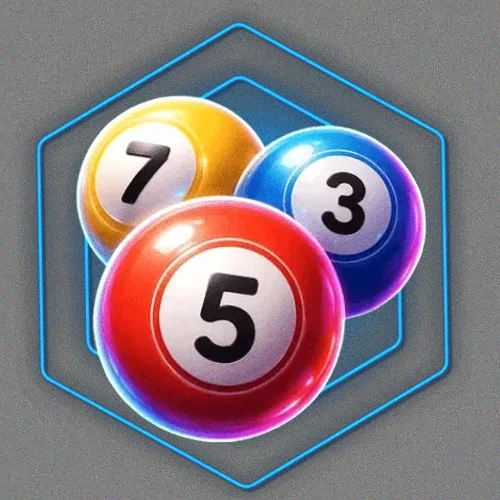 Numbered bingo balls